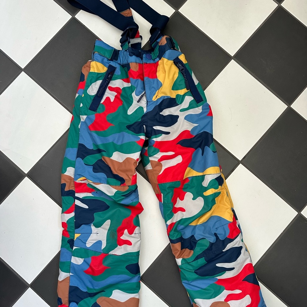 Boden Multicolor Camouflage Kids Overalls